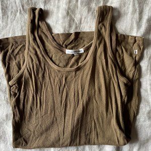 James Perse The Daily ribbed stretch cotton Tank